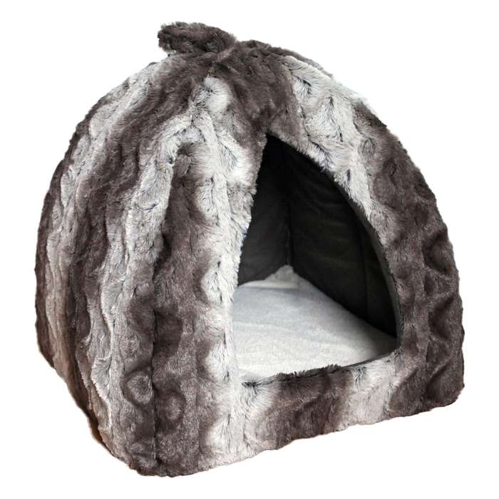 Rosewood Grey Cream Snuggle Plush Pyramid (40cm)