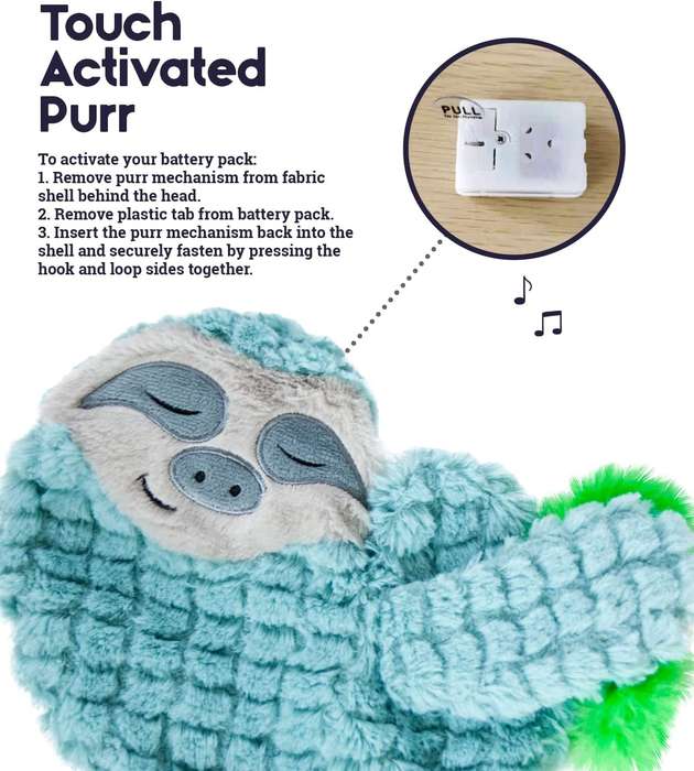 Snoozin Sloth Purr Pillow
