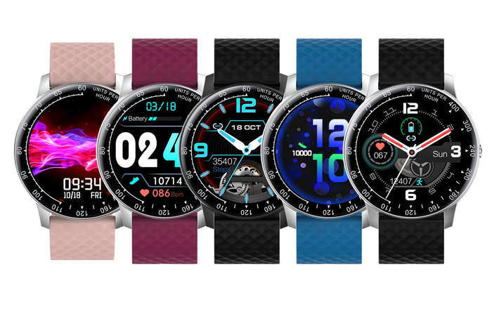 H30 Smart Watch IP68 Waterproof Heart Rate  Reminder Motion Tracking Sleep Analysis Smart... - Black