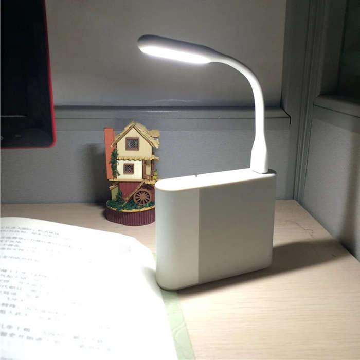 Mini Portable USB LED Lamp 5V 1.2W Super Bright Book Light Reading Lamp For Power Bank PC Laptop ...