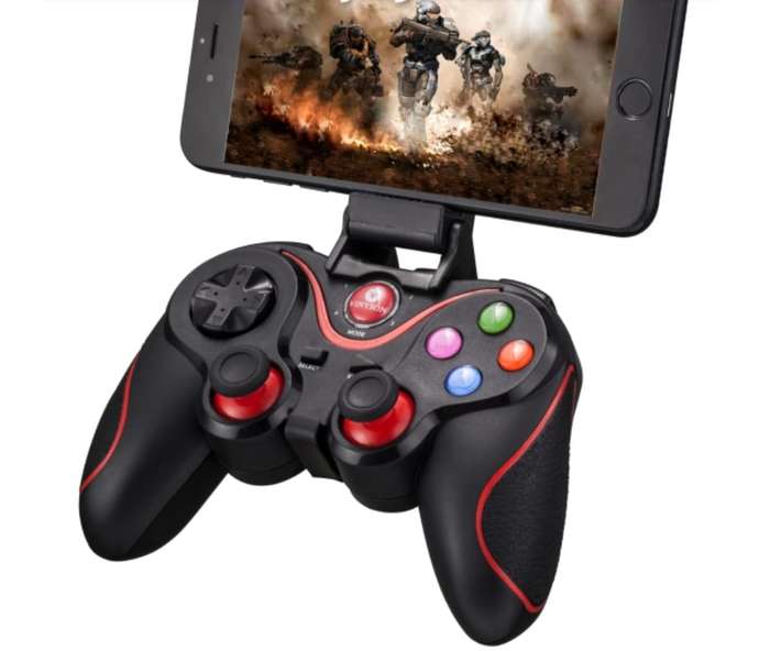 V8 Gamepad Wireless Bluetooth Game Controller Joystick Hand Travel For IOS Android PC PS3