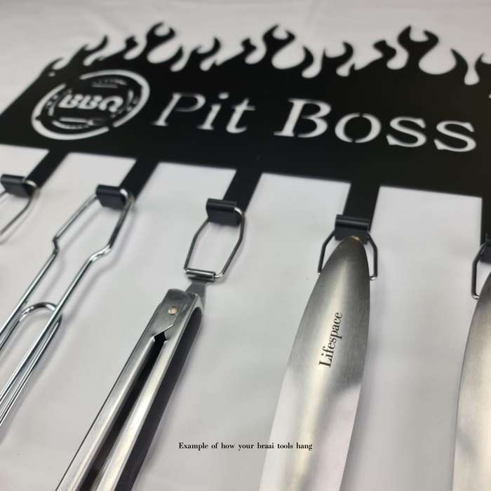 Lifespace "Braai (with cleaver)" Braai 5 Hook Utility Rack