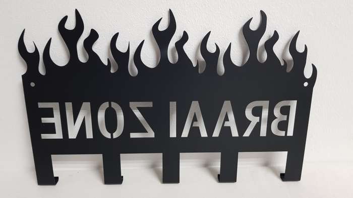 Lifespace "Braai Zone" Braai 5 Hook Utility Rack
