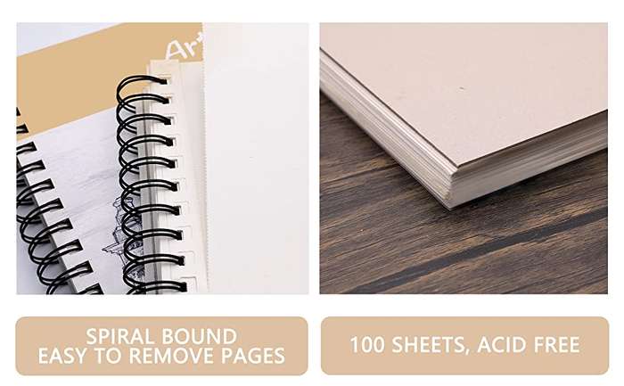 Artecho Student Sketch Pad - 100 Sheets