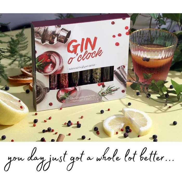 Eat Art Gin O'clock - 8 tube - Botanicals to lift your spirits