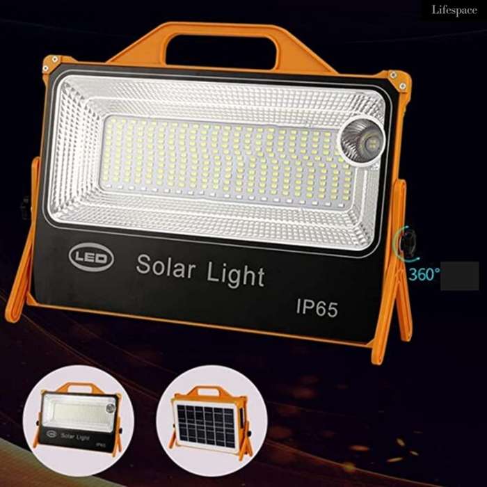 Lifespace Quality 100w Portable Solar Light with USB Port