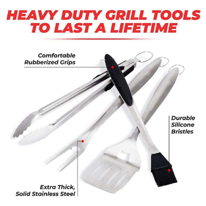 Lifespace BBQ Braai Heavy Duty Tong