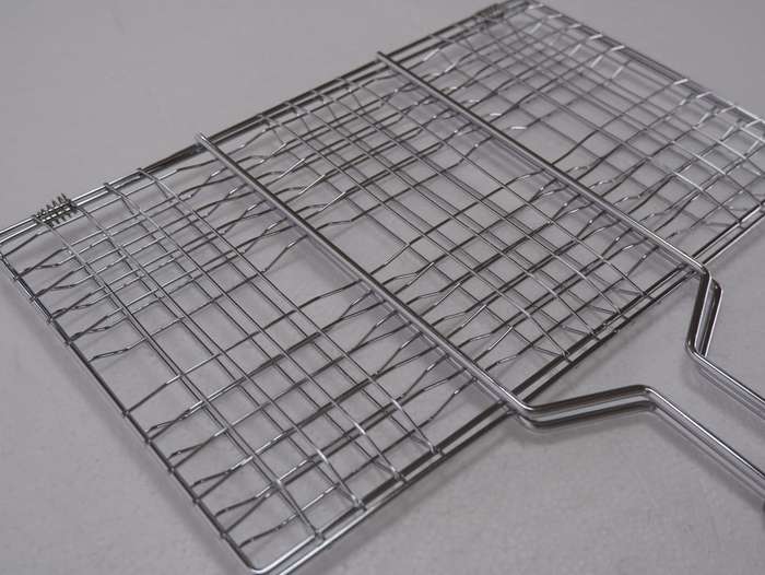 Lifespace Braai Grid Basket - Chrome