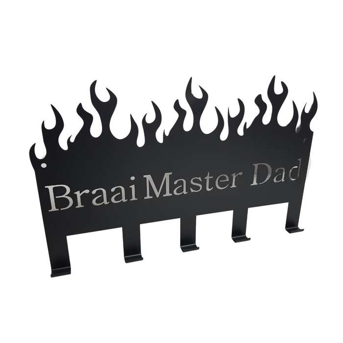 Lifespace "Braai Master Dad" Braai 5 Hook Utility Rack
