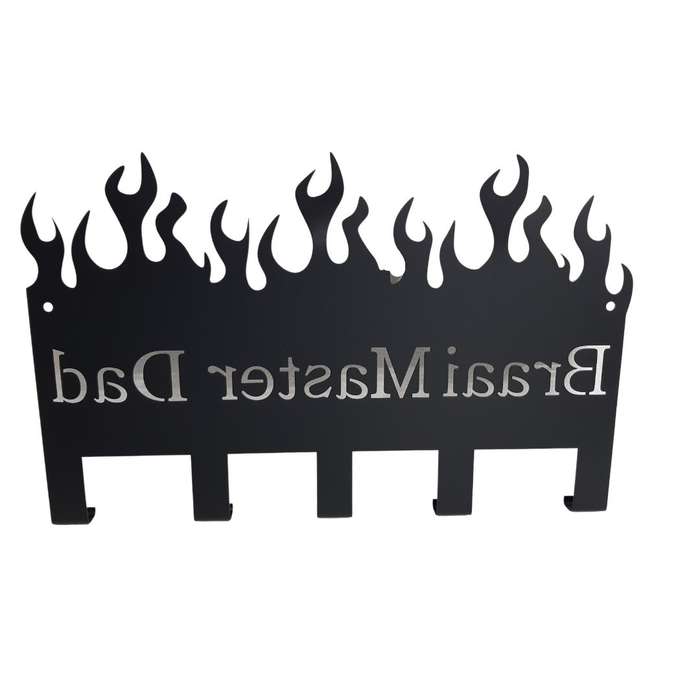 Lifespace "Braai Master Dad" Braai 5 Hook Utility Rack
