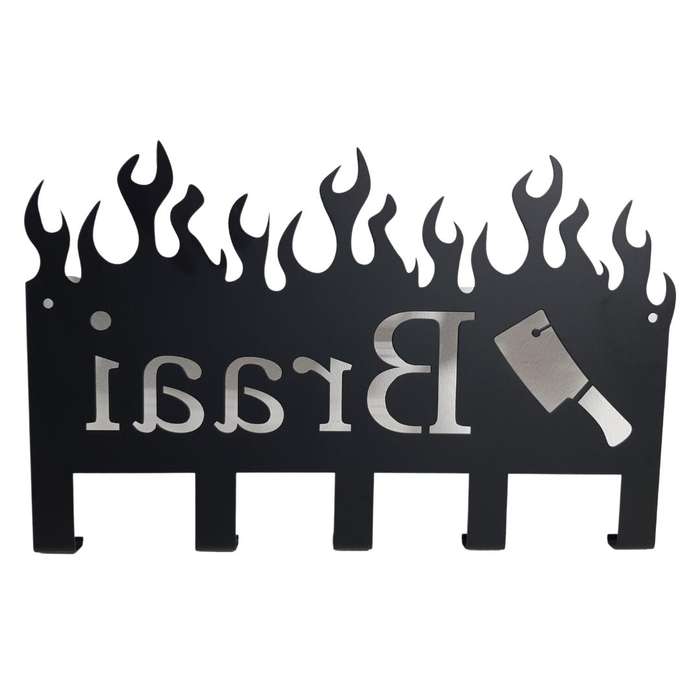 Lifespace "Braai (with cleaver)" Braai 5 Hook Utility Rack