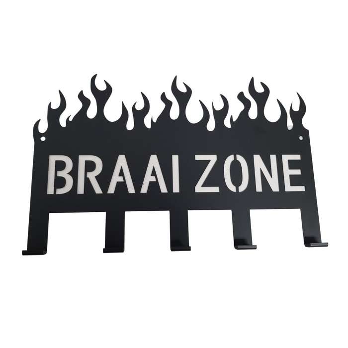 Lifespace "Braai Zone" Braai 5 Hook Utility Rack