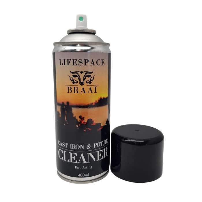 Lifespace Cast Iron & Potjie Cleaner - 400ml