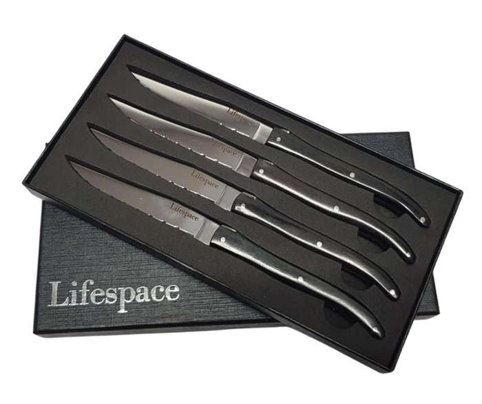 Lifespace 'Laguiole' 4-Piece Steak Knives in a Gift Box
