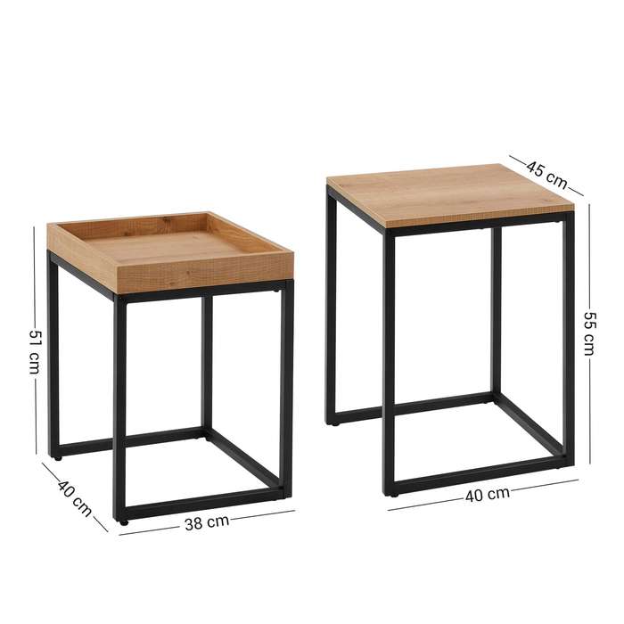 Lifespace Quality Nesting Coffee Tables - Set of Two