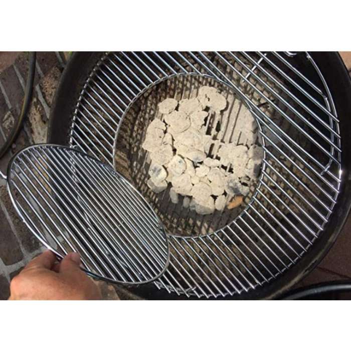 Lifespace 57cm Replacement Hinged Kettle Braai Grid With Insert
