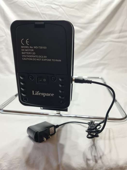Lifespace 220v Adaptor Plug for the Lifespace 3V DC Battery Rotisserie Motor