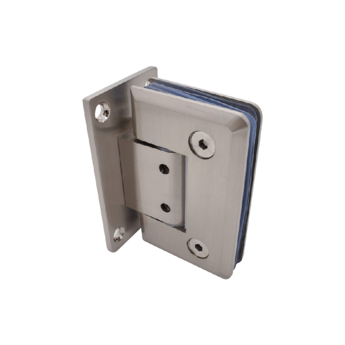 90° Wall to Glass Shower Door Hinge (Full Plate)
