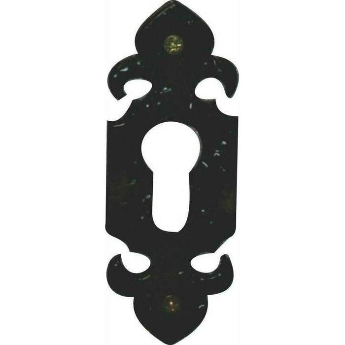 Wrought iron key plate