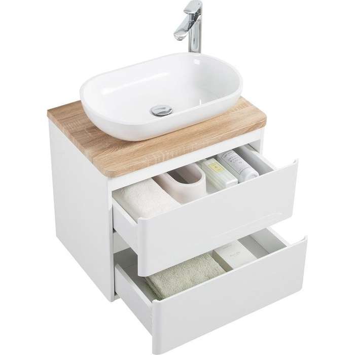 LAZIO 600mm - DOUBLE DRAWER & TOP & BASIN