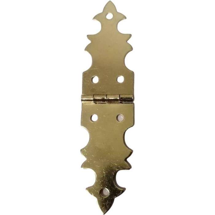 Double Sided Box Hinge Brass Plated