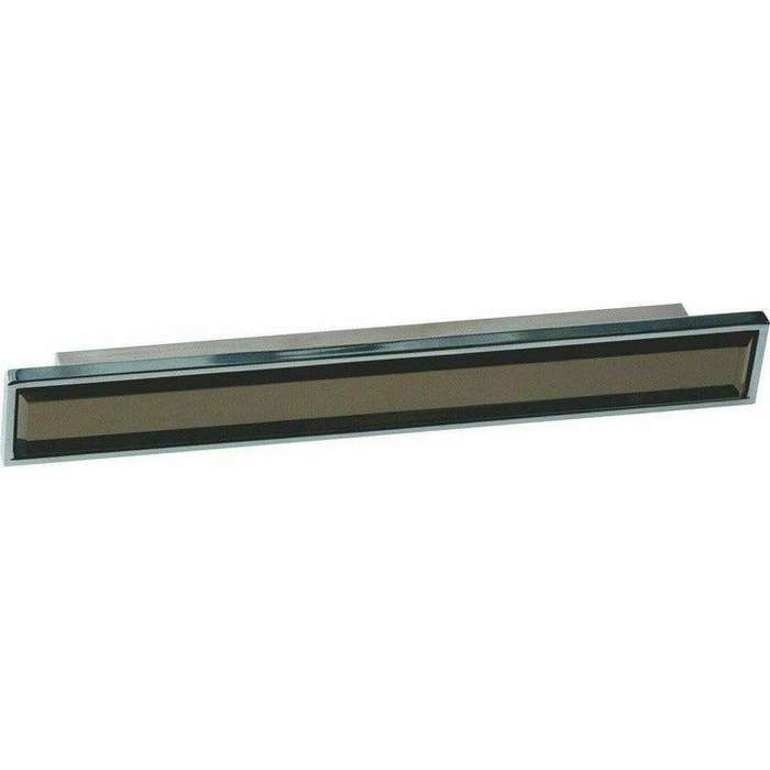 Rectangular glass cupboard handle