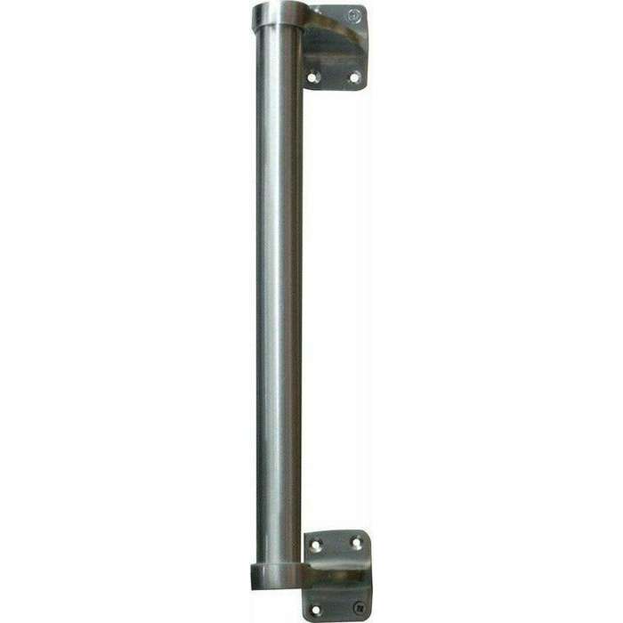 Solid brass tubular offset handle - 300mm