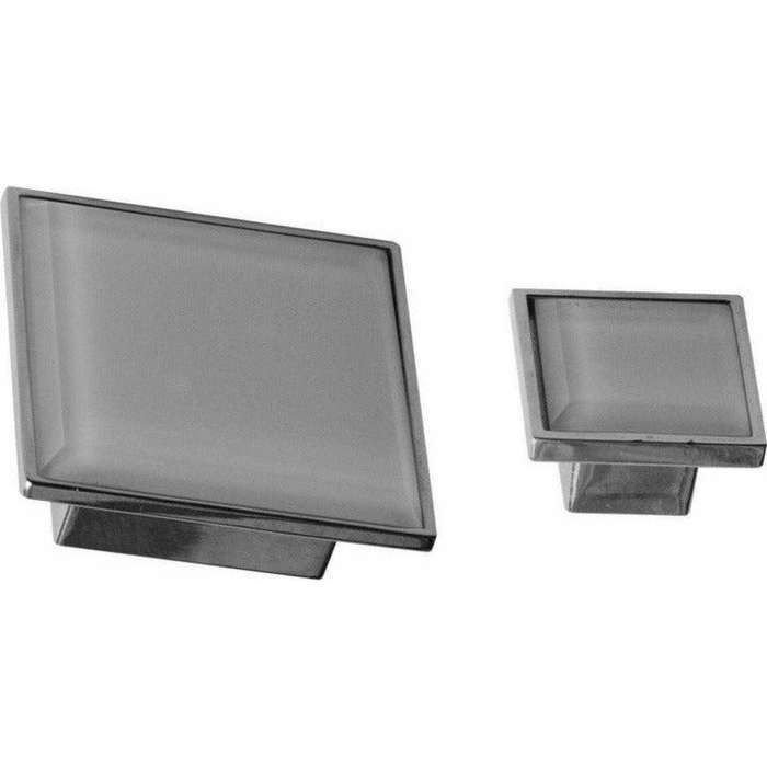 Square glass knob