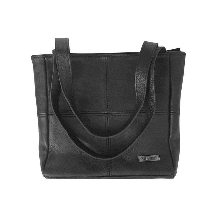 Mirelle Genuine Leather Classic Shopper Handbag