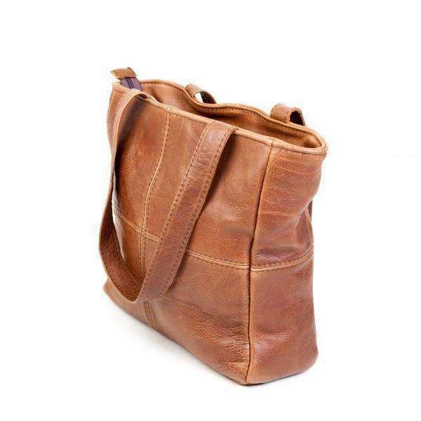 Mirelle Genuine Leather Classic Shopper Handbag