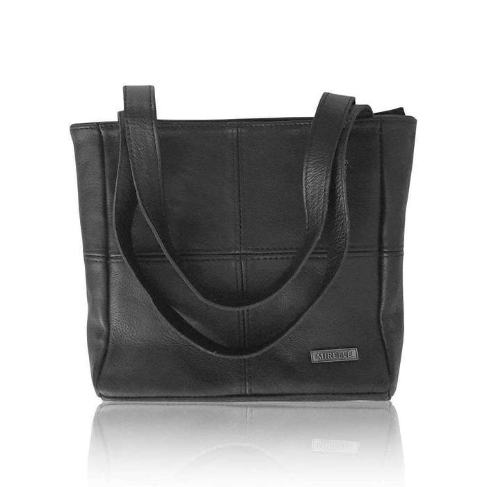 Mirelle Genuine Leather Classic Shopper Handbag