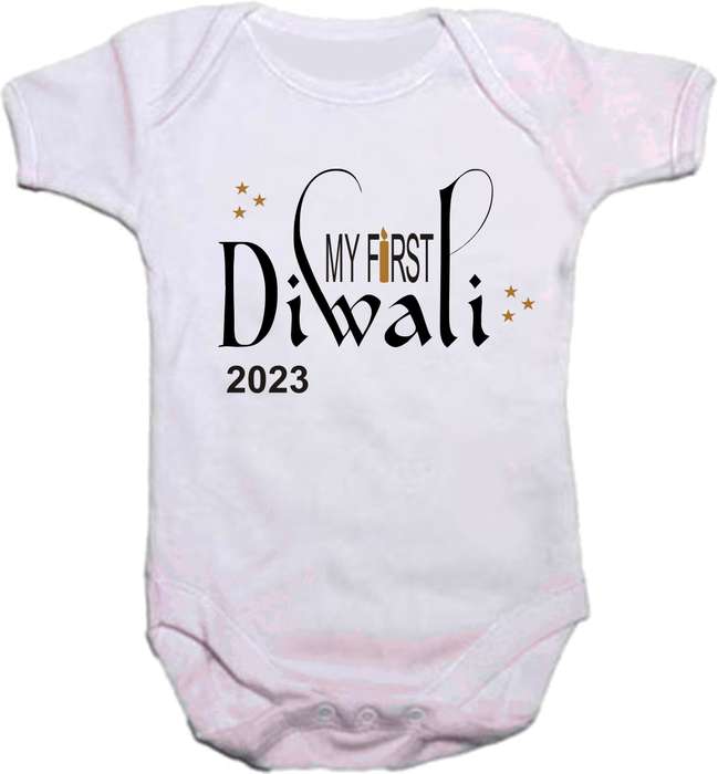 My first Diwali 2023 baby grow