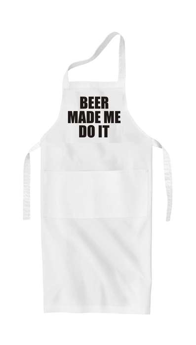Beer made me do it  Apron