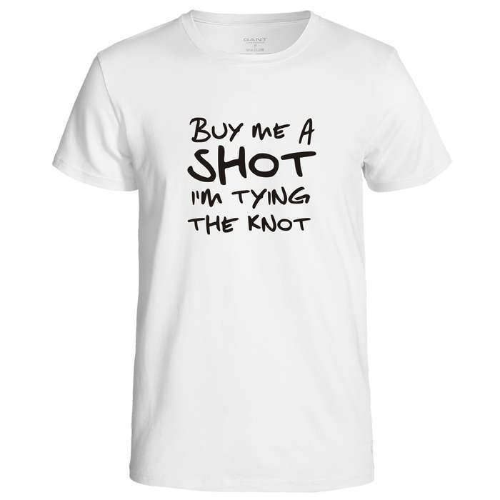 Buy Me a Shot I'm Tying the Knot t-shirt