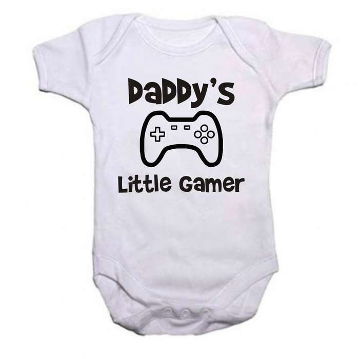 Daddy's little gamer baby grow