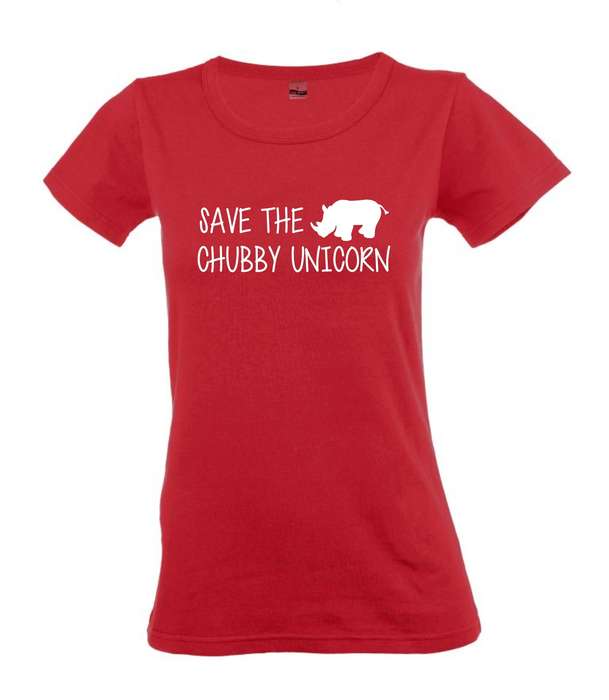 Save the Chubby Unicorn t-shirt