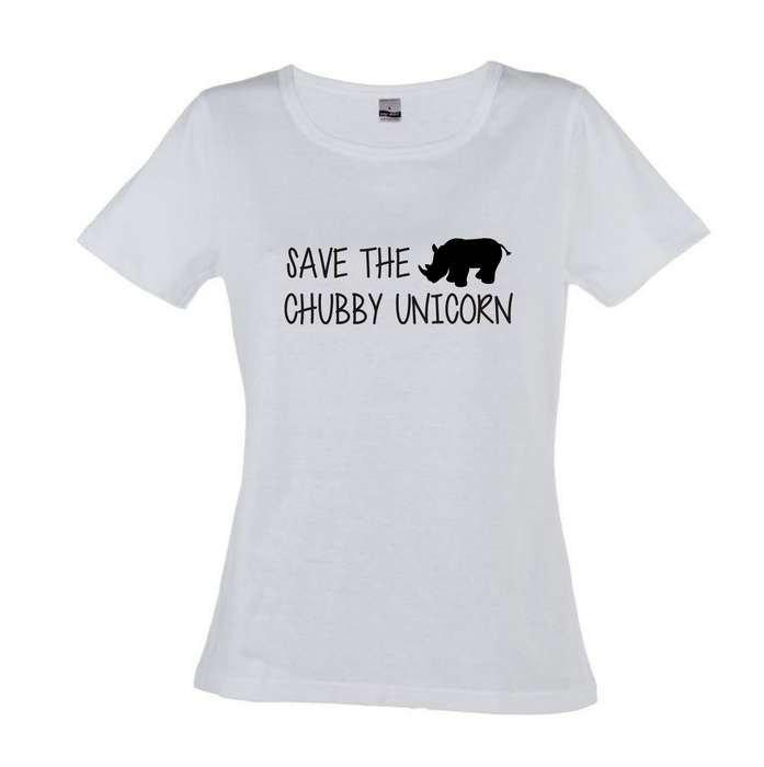 Save the Chubby Unicorn t-shirt