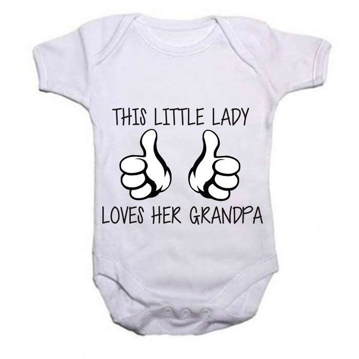 This little lady loves her Grandpa baby grow