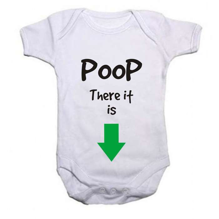 Poop, there it is baby grow