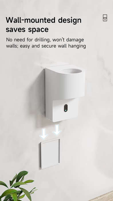 Electric Toothpaste Squeezer Dispenser | 5V Rechargeable | Fits Toothpaste Tube | Wall Mounted