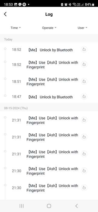 Smart Life Tuya Bluetooth Fingerprint Padlock