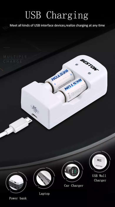 BESTON CR2 Rechargeable Lithium Battery | 15270 | 3V | 300mAh | 2 Pack
