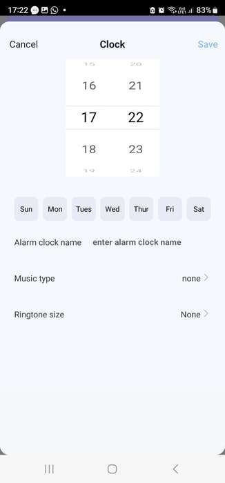 Smart Life Tuya WIFI Alarm Clock Time LED Display w/ Temperature & Humidity Sensor | 5V