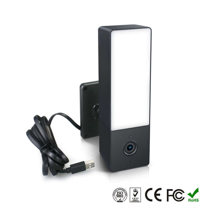 WIFI Control Smart Life Tuya 2.0MP Flood LED Light with HD Camera