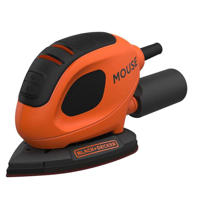 Black & Decker 55W Mouse Sander & 6 Sanding Sheets