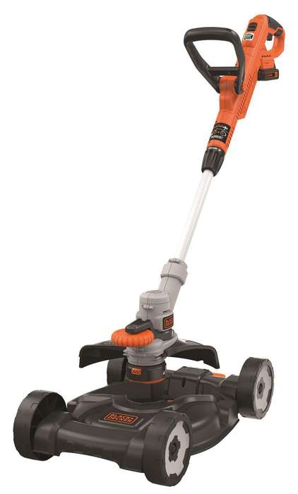 BLACK&DECKER 18V Cordless 28cm 3-IN-1 Strimmer Grass Trimmer