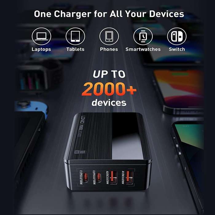 LDNIO 100W GaN Super Fast Charger A4809C