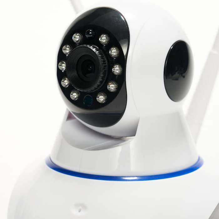 Security Camera 720P Wi-Fi Smart Home App Controlled IP Camera - White