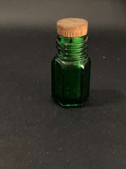 Green Bottle with Cork (Miniature, suitable for printer's tray)