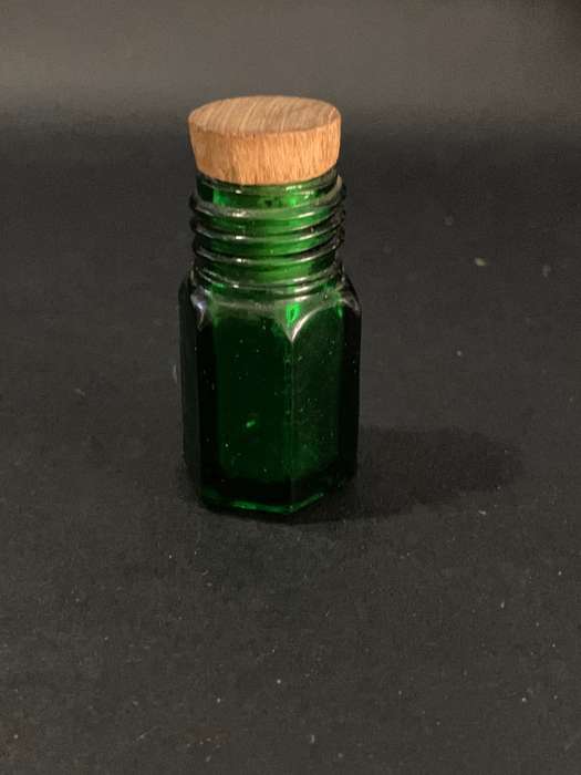 Green Bottle with Cork (Miniature, suitable for printer's tray)